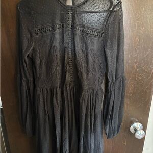 Elegant Black Lace Dress